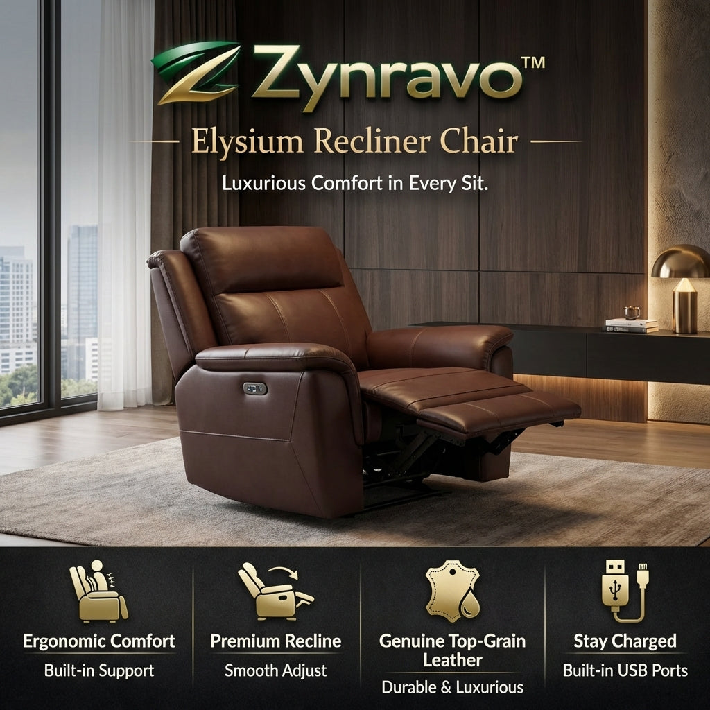 Zynravo™ Elysium Recliner Chair