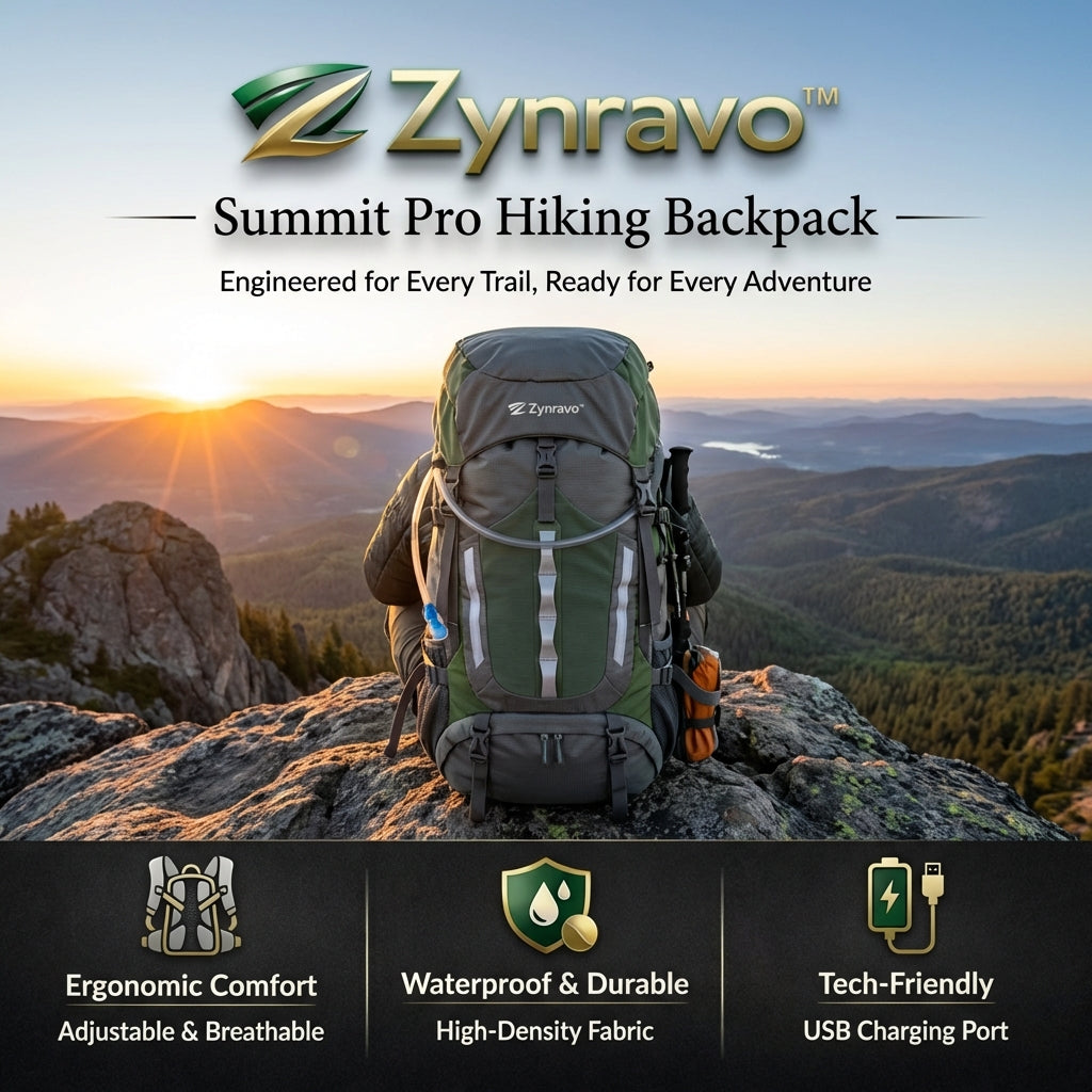 Zynravo™ Summit Pro Hiking Backpack