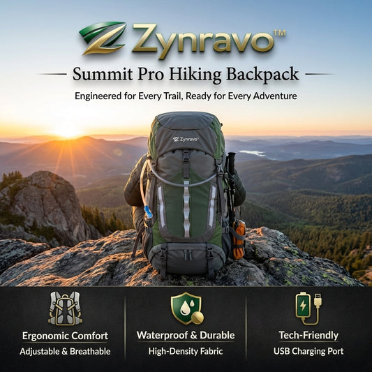Zynravo™ Summit Pro Hiking Backpack